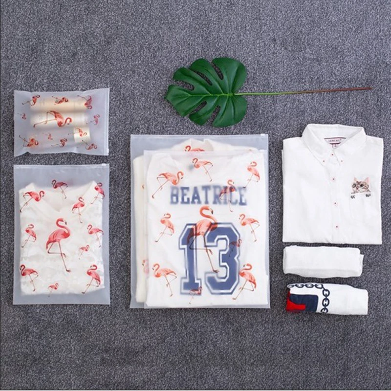 Прозрачная косметичка Фламинго Дорожная сумка на молнии Портативная для