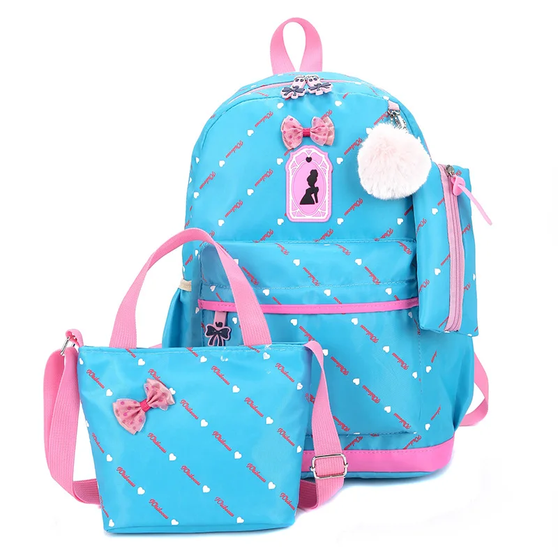 Рюкзак для девочек 3 шт./компл. с принтом | Багаж и сумки