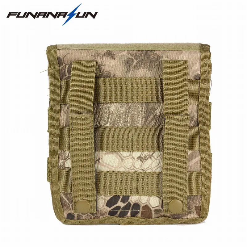 Military Molle Admin Front Vest Ammo Storage Pouch Magazine Utility Belt Waist Bag For Hunting Shooting Paintball CF Game