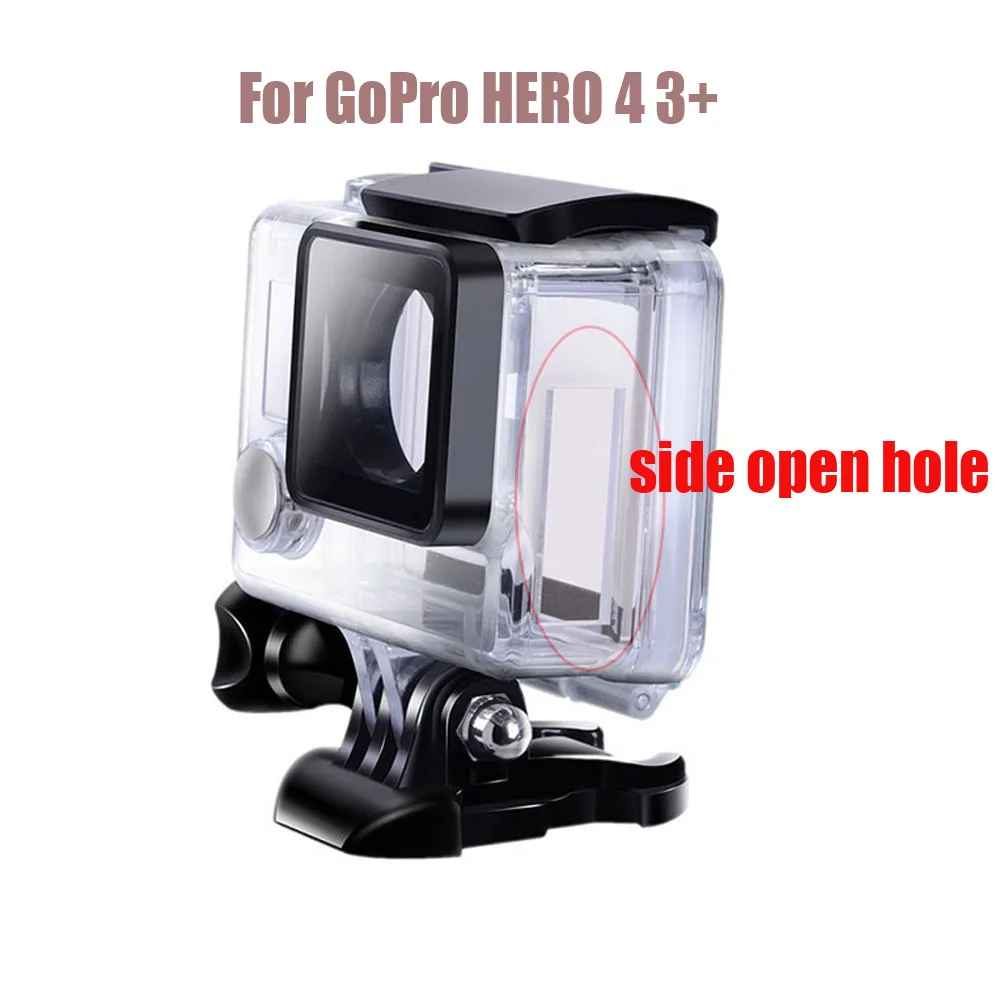 Защитный чехол с боковым отверстием для GoPro Hero 3 + 4|case hero 3|gopro goprocase gopro 4 |