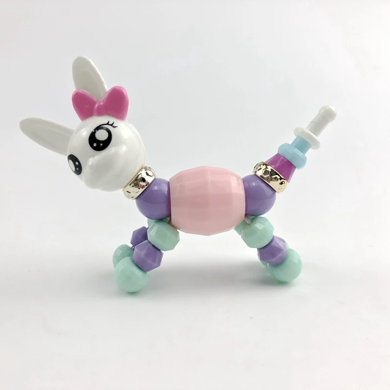TOY028 Волшебный браслет в виде животного, классические игрушки, жираф, мышь, собака, кошка, модель, крутые браслеты для детей, игрушки, подарок на день рождения, вечерние Игрушки для девочек - Цвет: TOY028