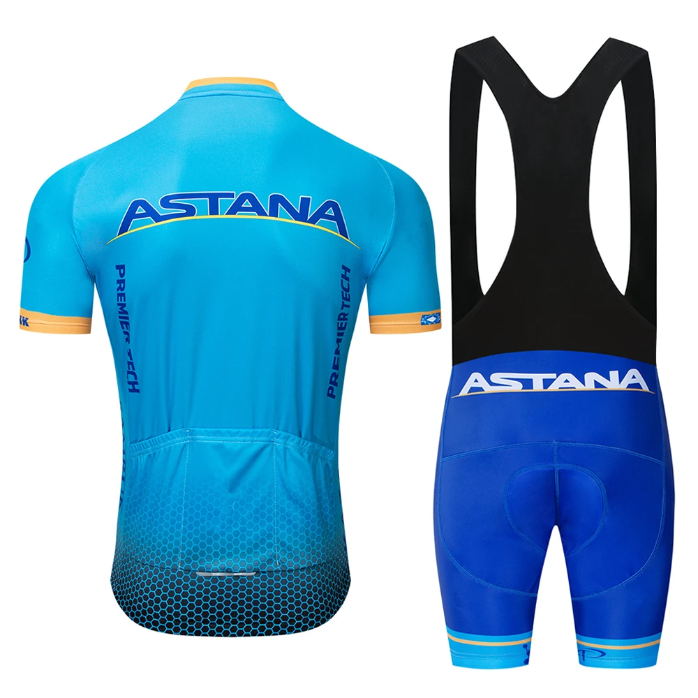 Веломайка Team Pro ASTANA дышащий комплект одежды для велоспорта летняя одежда 9D | Спорт