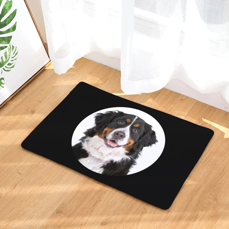 2017 New Big Head Dog Print Carpets Non-slip Kitchen Rugs for Home Living Room Floor Mats 40x60cm | Дом и сад