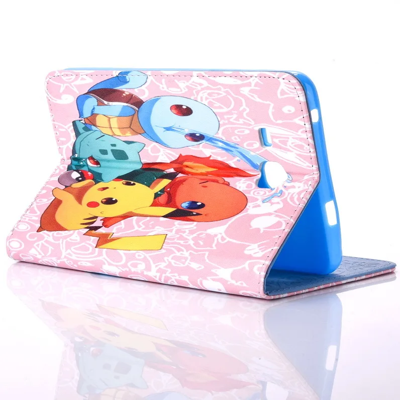 Чехол для Samsung Galaxy Tab A 7 0 T280 T285 SM чехол Pokemon Go cute Pikachu tablet Cover откидная подставка