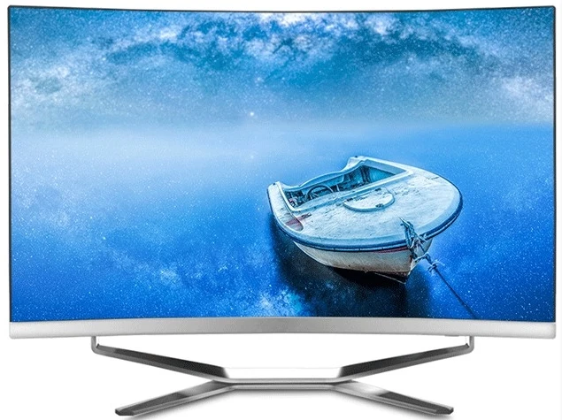 ЦП i7 7700 16 Гб ОЗУ 240 ГБ SSD ТБ HDD GTX1050Ti 4G 23 6/27/32 дюйма изогнутый монитор все в одном