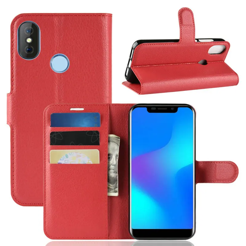 Роскошный кожаный флип-чехол Для DOOGEE X70 чехол для телефона чехол-кошелек с