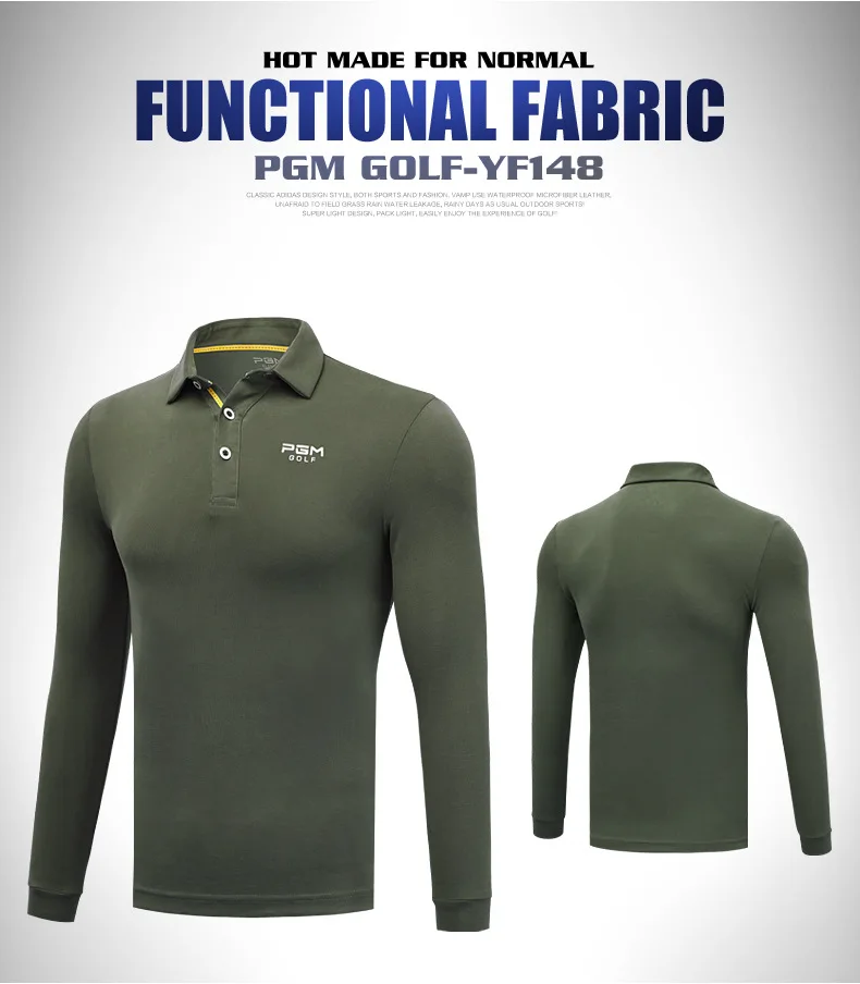 

2018 New Golf Suit Men's Long Sleeved T-shirt Autumn Winter Breathable Anti Wrinkle Clothes Modal Clothes Size M-XXL