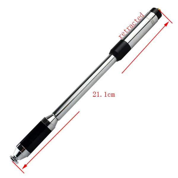 High Gain Antenna RH770 Dual Band SMA-Female Telescopic Extensible Radio Antenna For Walkie Talkie  Kenwood BAOFENG UV 5R  UV-82