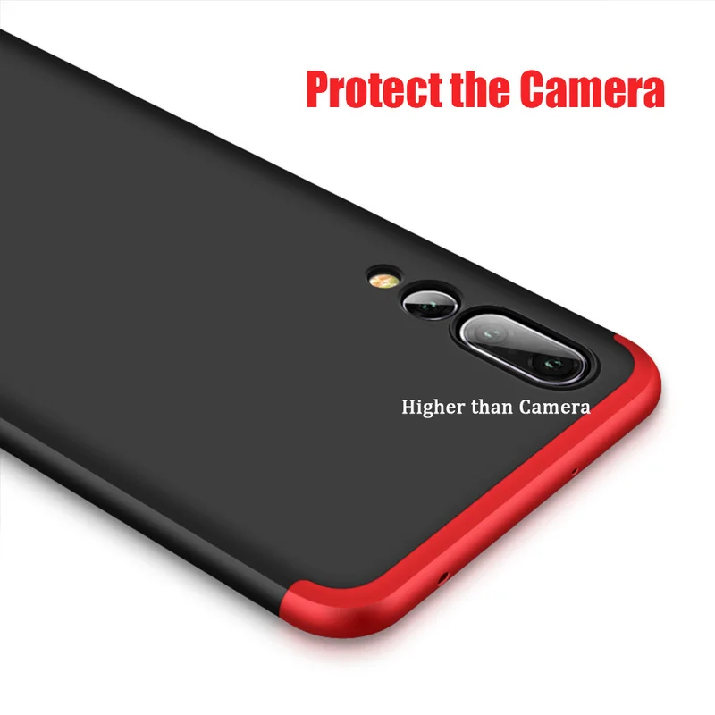 Полноразмерный защитный чехол для Huawei P20 P20pro Lite 3in1 задняя крышка Броня Полный