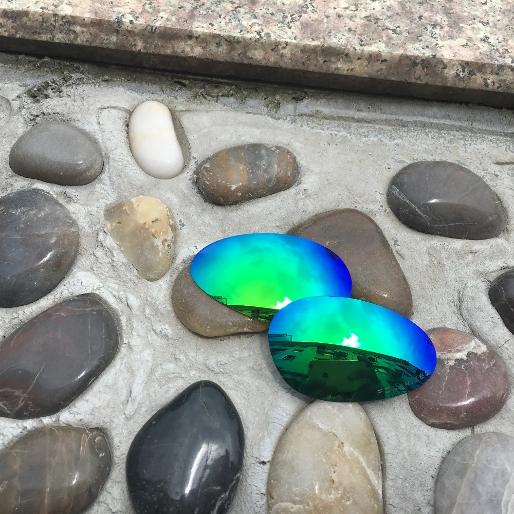 Серебристые и зеленые поляризованные Сменные линзы для минутных солнцезащитных