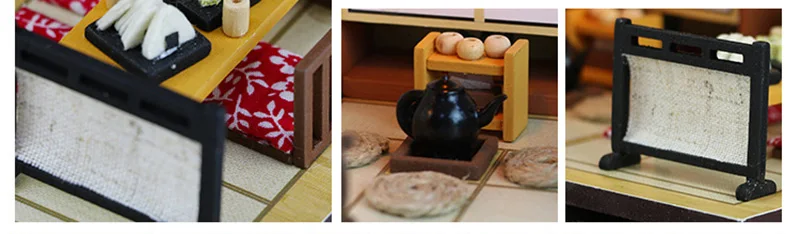 DIY Кукольный дом Миниатюрный кукольная мебель игрушка лес праздник деревянный ручной работы Miniaturas дом собрать наборы игрушки для детей