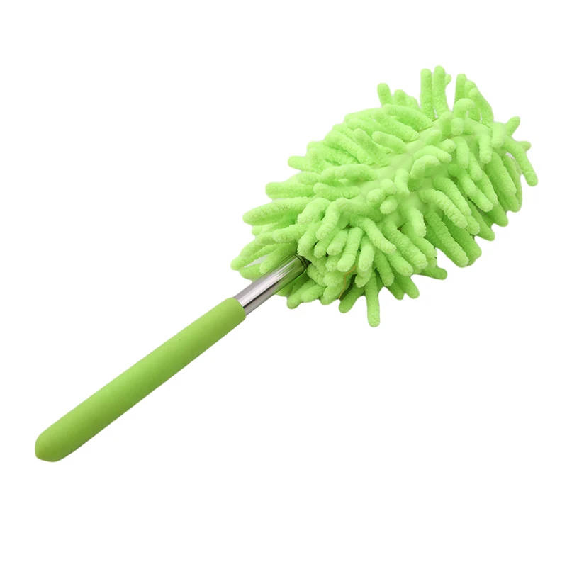 Творческий Выдвижная из микроволокна перо тряпки Регулируемый Duster бытовой пыли