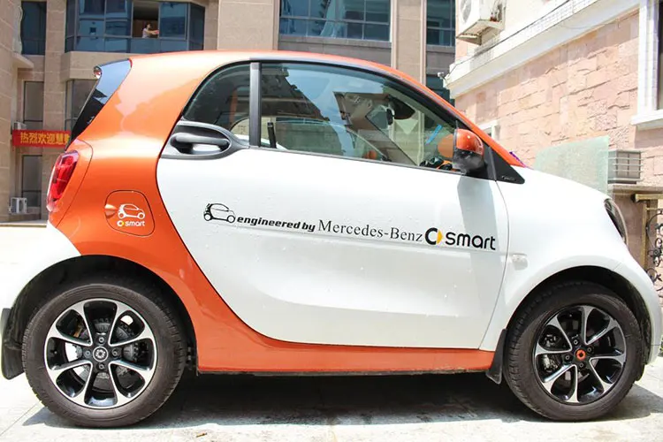 Smart Fortwo 453 451 450 наклейка с логотипом на автомобиль письмо автомобилей вытягивающийся цветок наклейки автомобильные наклейки настенные аксессуары декоративные наклейки
