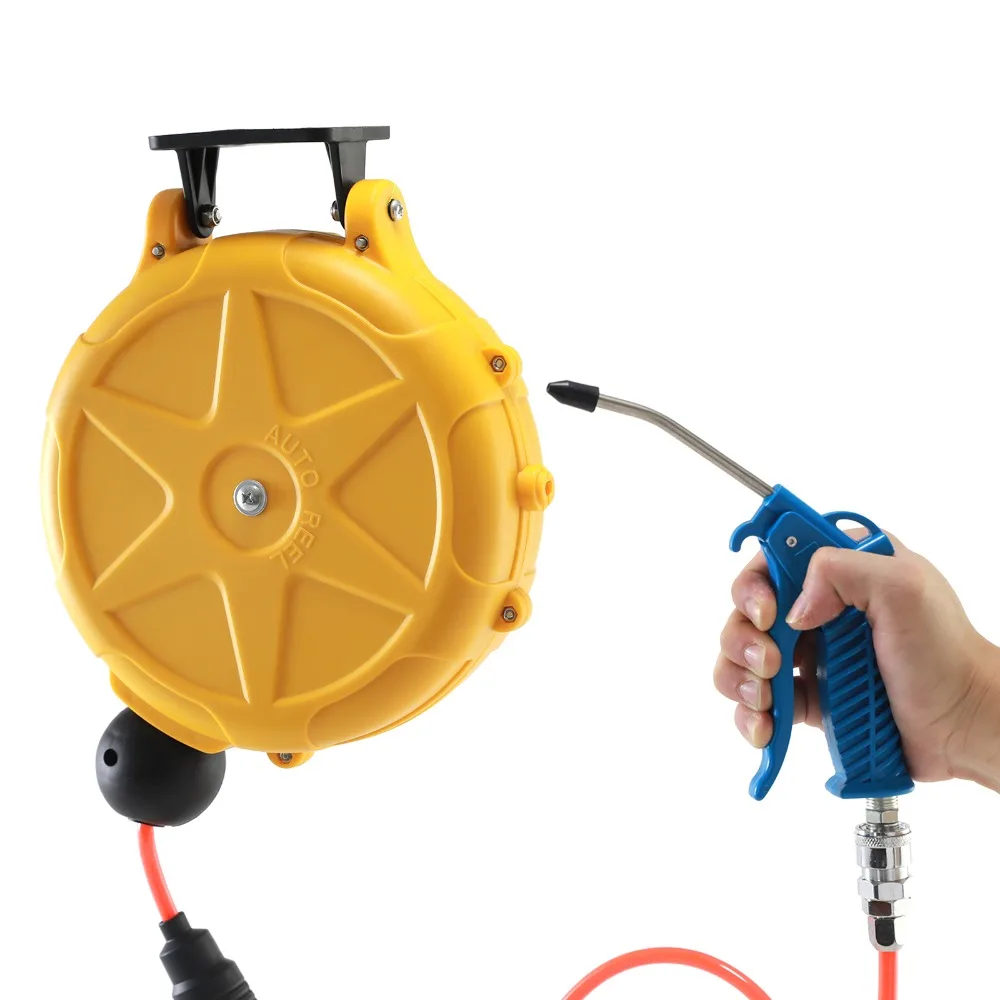 AUTOOL 10 м Мини выдвижная катушка Автомойка автоматически воздушный выдвижной