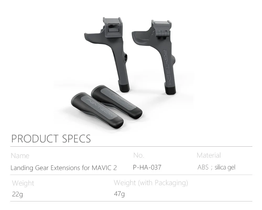 PGYTECH DJI Mavic 2 посадочная шестерня расширенная опора Защита ног аксессуары для