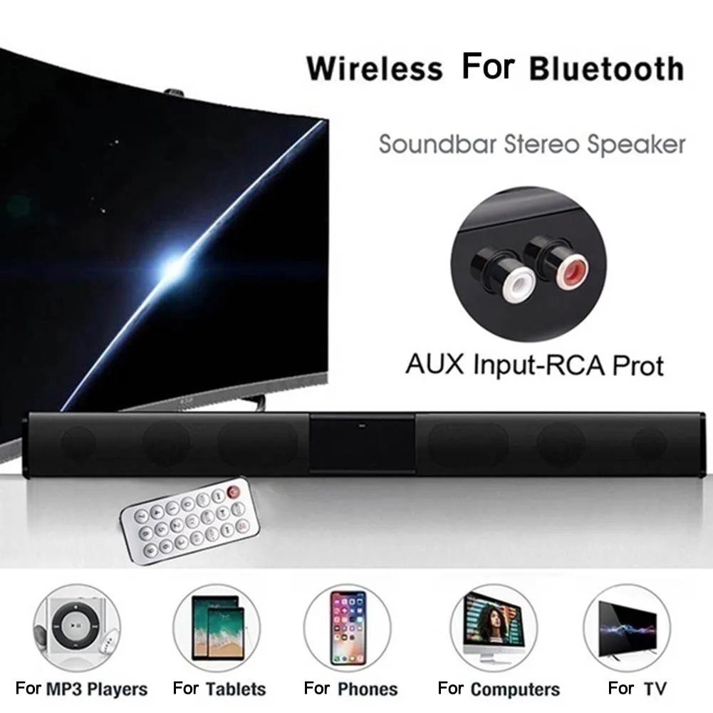 Водонепроницаемый стерео TWS TF карта FM Радио ТВ Беспроводной Bluetooth динамик Саундбар хорошее качество