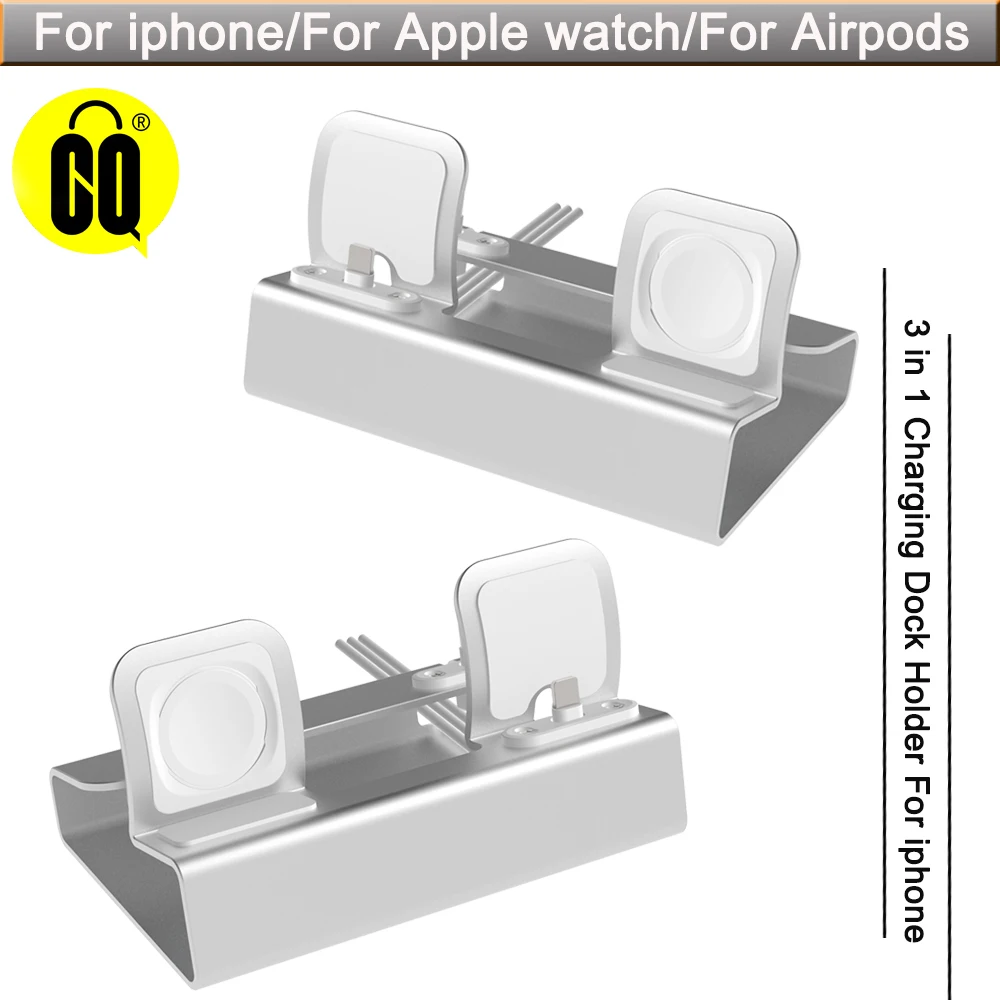Подставка для airpods зарядная станция для apple watch 4 зарядная подставка 40 мм/44 мм/38 мм/42 мм для IPhone X/XR/XS Max/5/SE dock holder