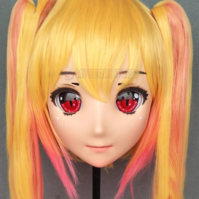 

(LanMei-05) маска кигуруми из смолы, для женщин, для косплея