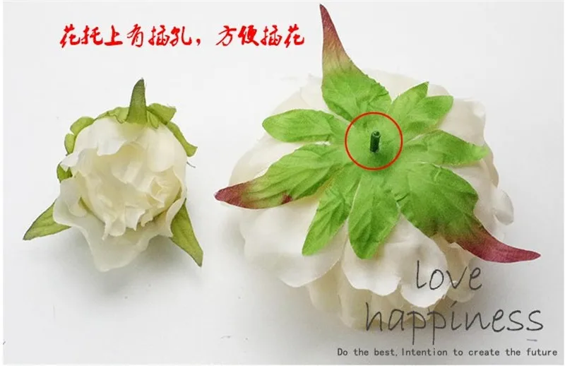 10 шт./лот смешанный цвет искусственный шёлковый пион цветок стена свадебное