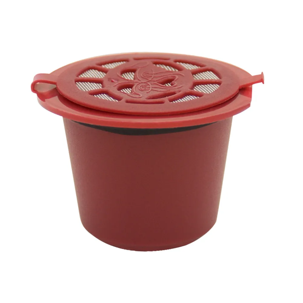 Многоразовые кофейные капсулы для кафе с 1 пластиковой ложкой фильтр