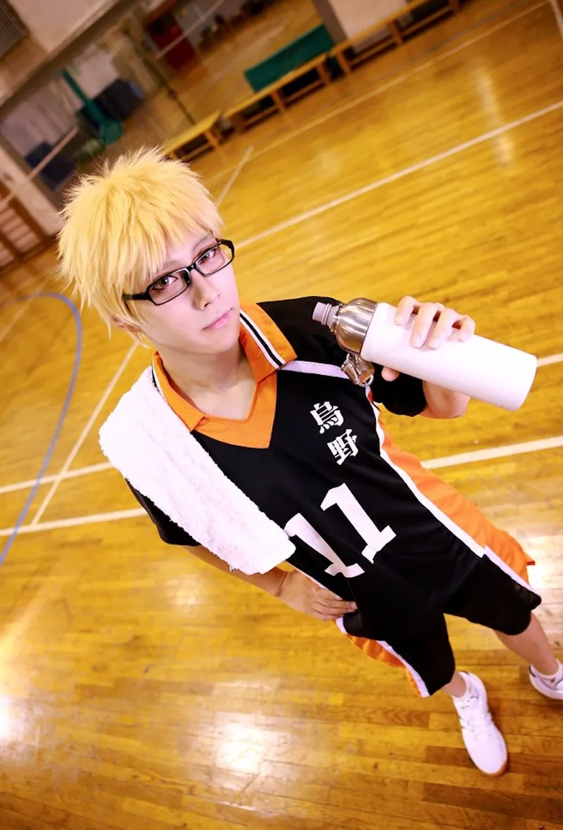 Милый Единорог Аниме Haikyuu 9 персонажей Джерси унисекс костюм карасуно старшеклассный клуб Косплей Костюм Спортивная форма