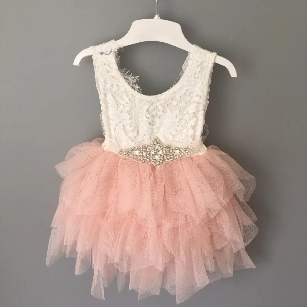 Красивые платья для маленьких девочек на день рождения кружевное нарядное
