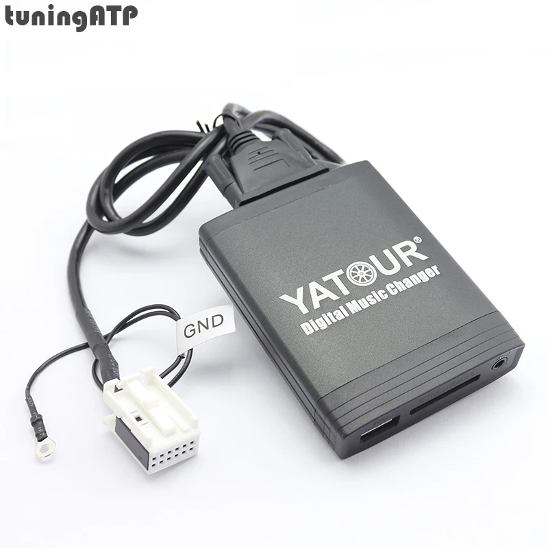 

YATOUR Music Changer USB SD AUX MP3 Adapter for VW Bora Caddy Eos Golf Jetta Lupo Passat Polo Sharan T5 Tiguan Touareg Touran