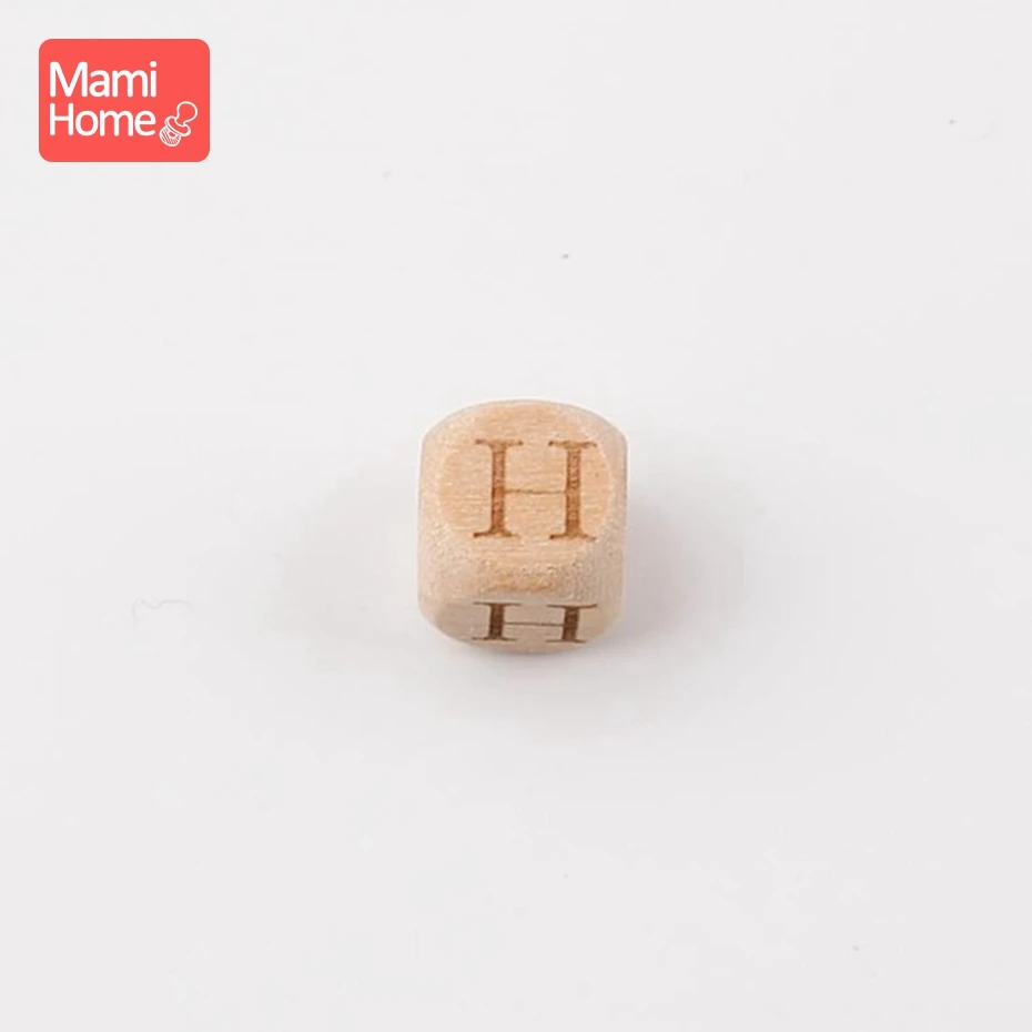 15 Mamihome 10 шт. бусы с русским алфавитом, деревянные игрушки для прорезывания зубов, набор для самостоятельного изготовления, модные аксессуары с русскими деревянными буквами - Цвет: 15