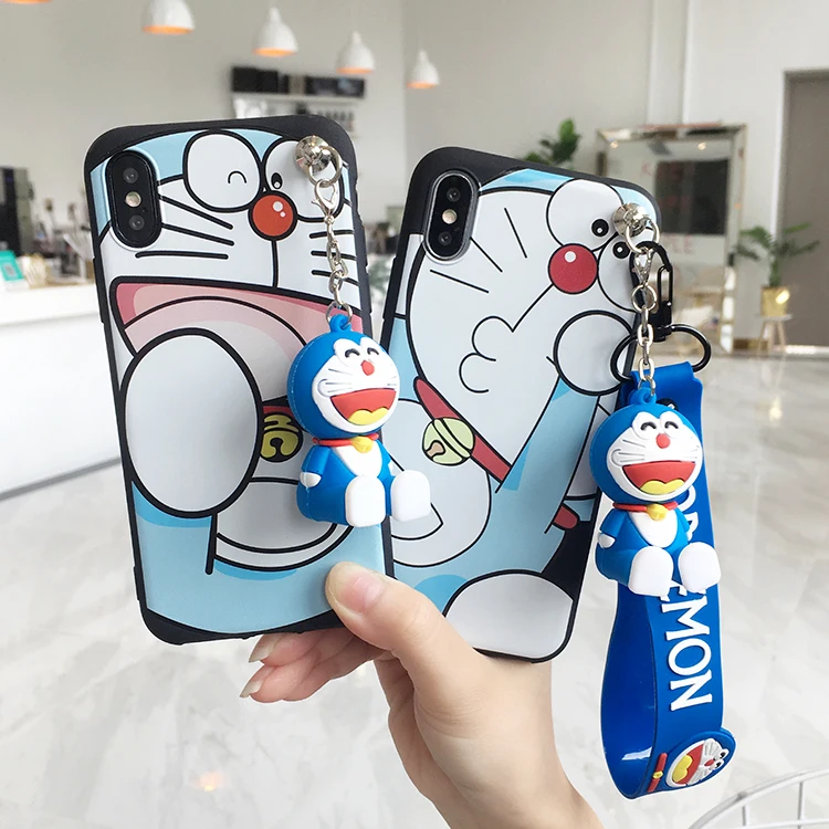 Чехол для samsung galaxy s9 s8 plus Doraemon мягкий чехол телефона с милым рисунком sam s7 s7edge s9plus 3D