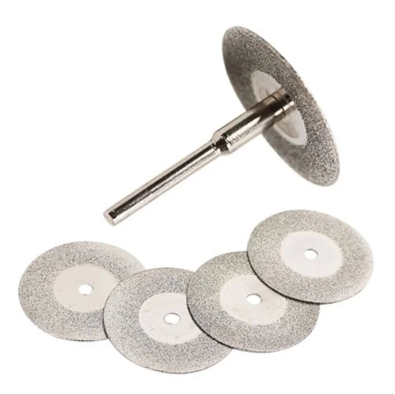 10 шт. алмазные вращающиеся пилы лезвия режущие диски набор с 2 Shanks
