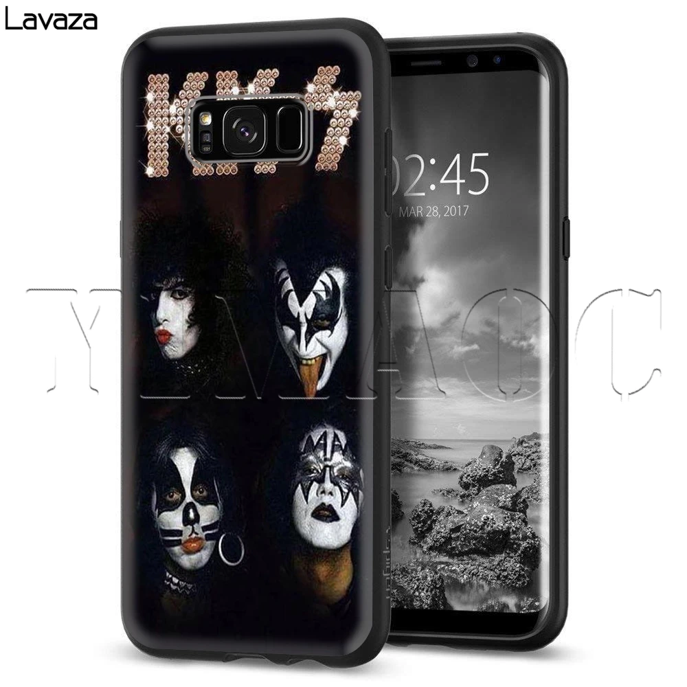 Чехол Lavaza Kiss рок-группы для Galaxy S6 S7 Edge S8 S9 S10e Plus A3 A5 A6 A7 A8 A9 J6 Note 8 9 2018 | Мобильные