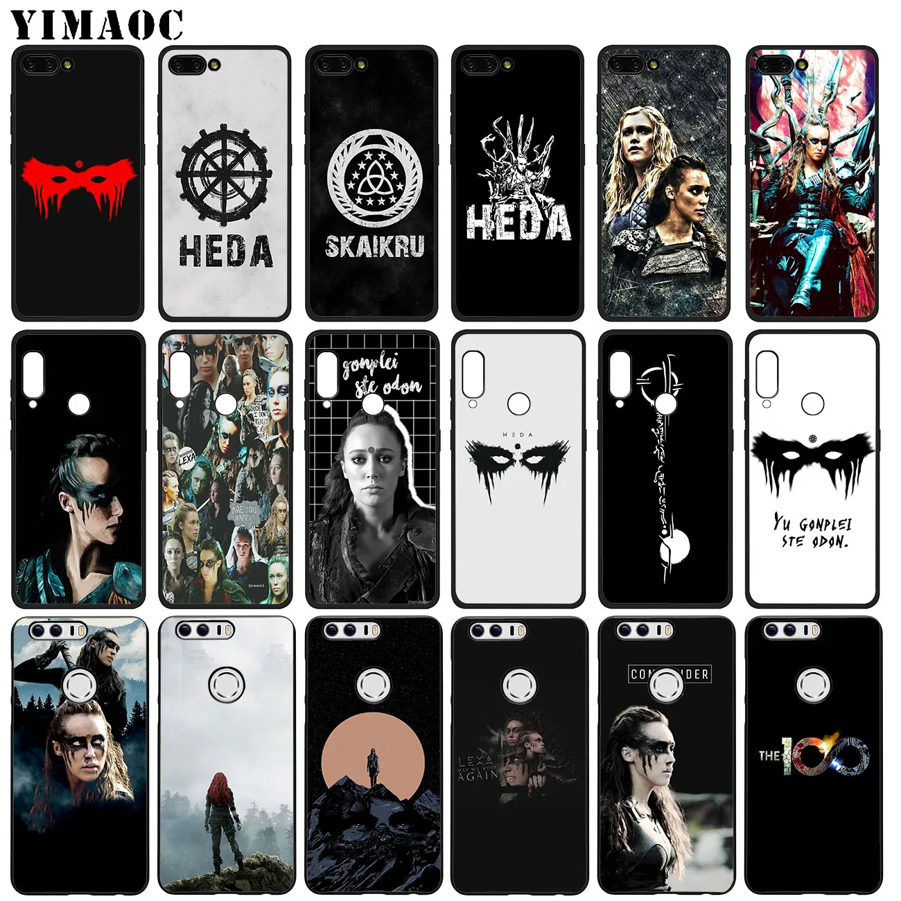 Мягкий силиконовый чехол YIMAOC Heda Lexa The 100 для ТВ шоу Huawei Honor 20 Pro 8C 8X 8 9 9X 10 Lite 7X 7A