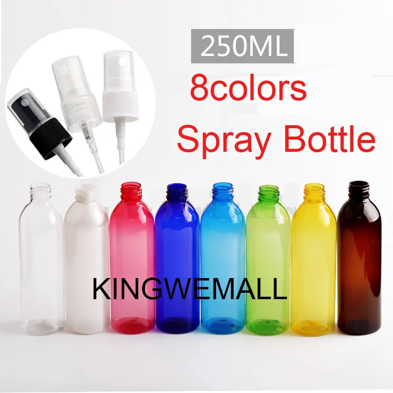 

300pcs/lot 250ml Water Empty Spray Bottle Hairdressing Flower Plant Water Sprayer For Salon Home Use Sprayer Tools 8colors