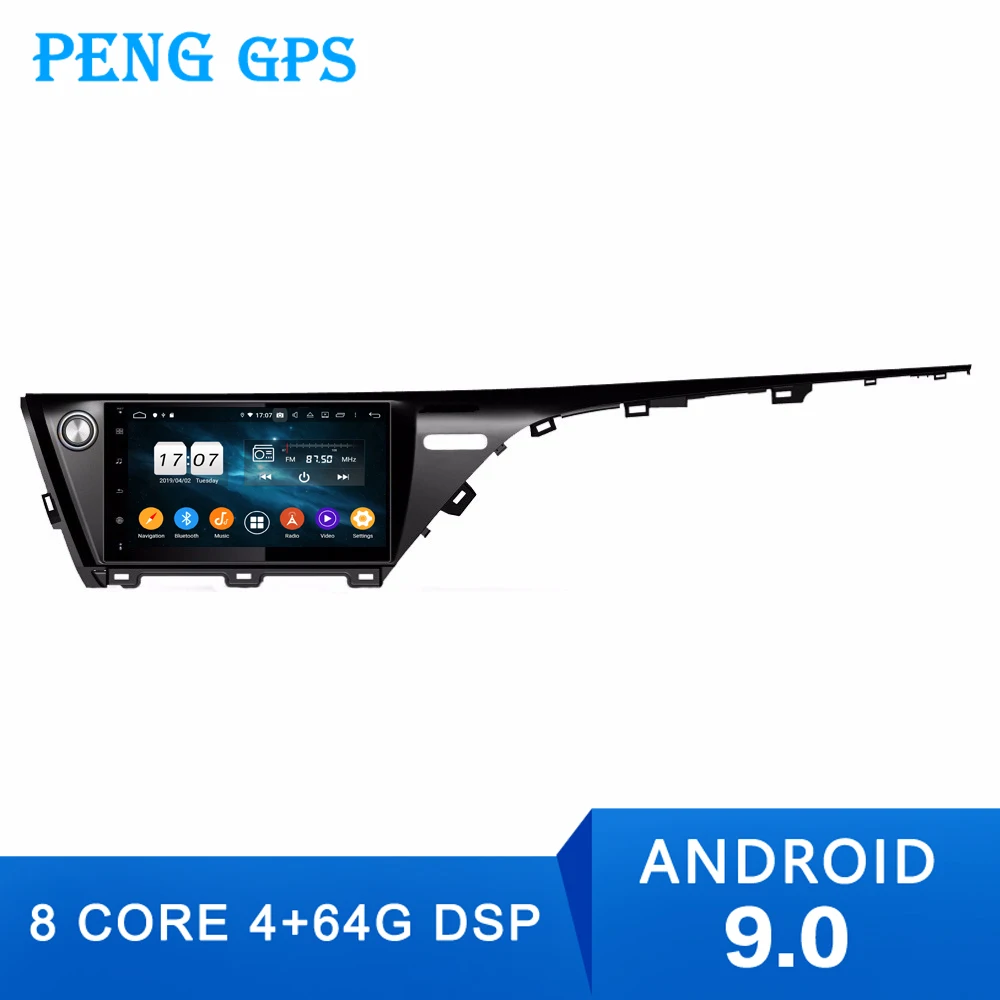 

64G Android 9 Car No CD Player GPS Navigation Multimedia Player for Toyota Camry Aurion 2018 Car Radio Stereo tape DSP Newest