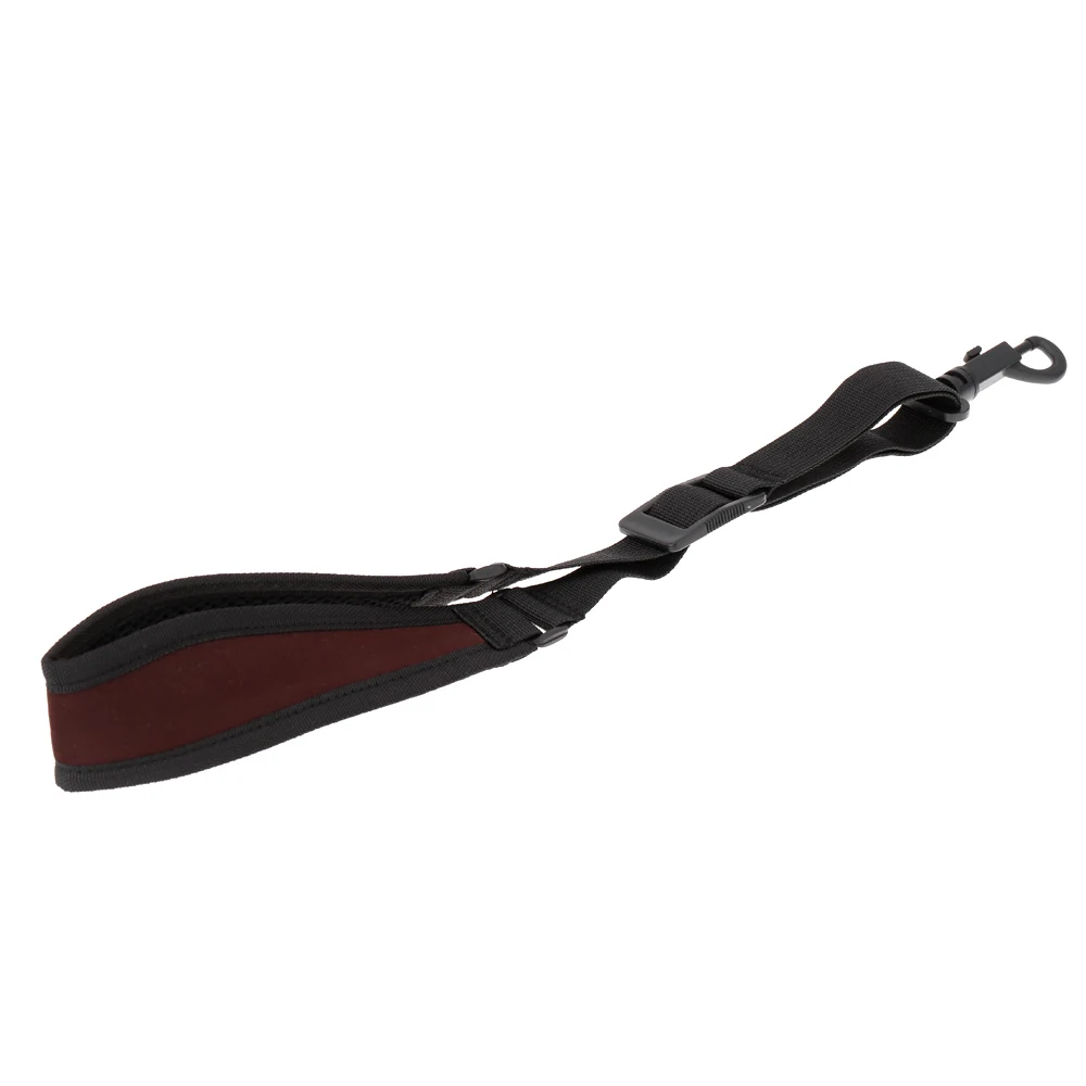Высокое качество регулируемый саксофон Sax шейный ремешок с хлопковой подкладкой