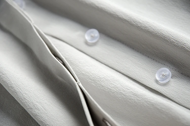 Тяжелый чистый шелк длинный 100% тутового шелкопряда Топ для женщин большие