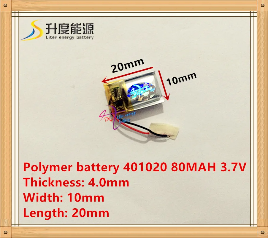 Беспроводная Bluetooth гарнитура 3 7 В 401020 Смарт часы браслет литиевая батарея 80 мАч|sm