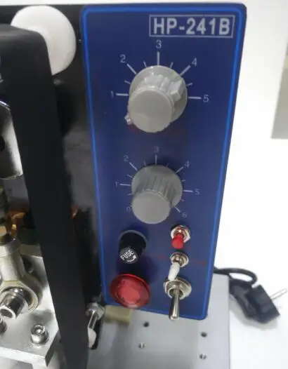HP-241b цветная лента Горячая печатная машина, горячая печать на ленте, цветная лента горячего тиснения машина 110/220 V