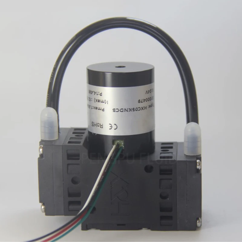 HXC05 12 V/24 V-95kPa миниатюрный мембранный вакуумный насос коррозионно-стойкий воздушный/газовый насос для отбора проб воздушный всасывающий газовый коллекционный насос
