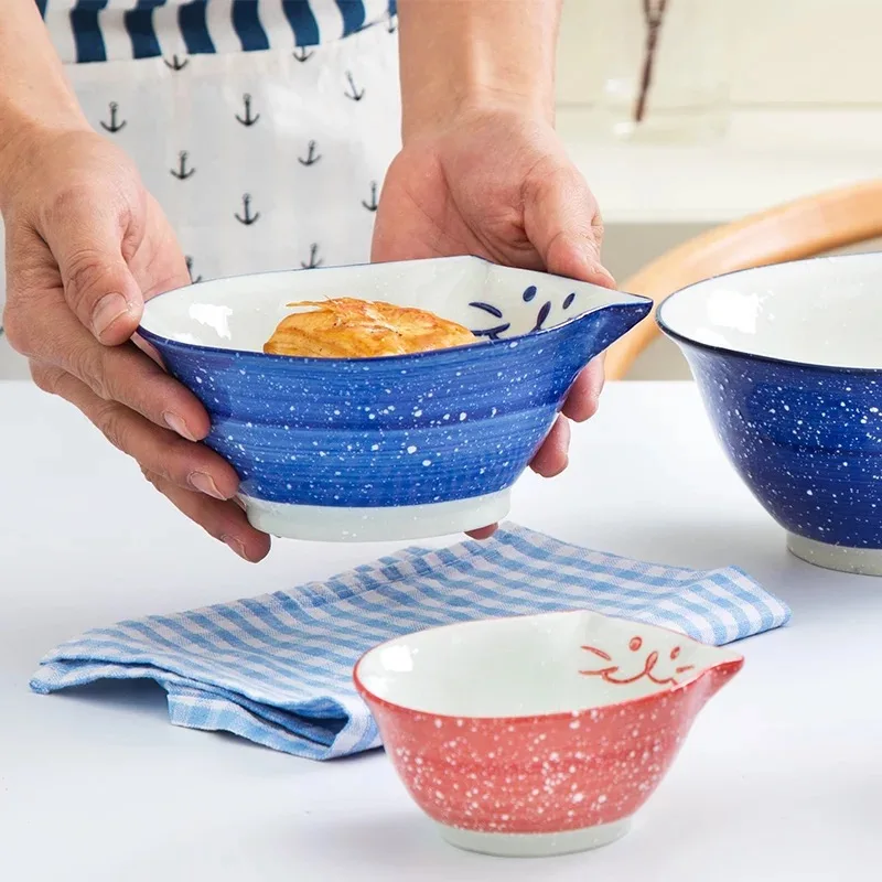 Креативная тарелка индивидуальная для салата милая закусок керамическая