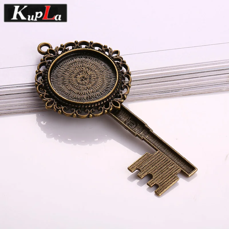 Kupla винтажные ключи в стиле стимпанк 25 мм круглая подвеска кабошоны