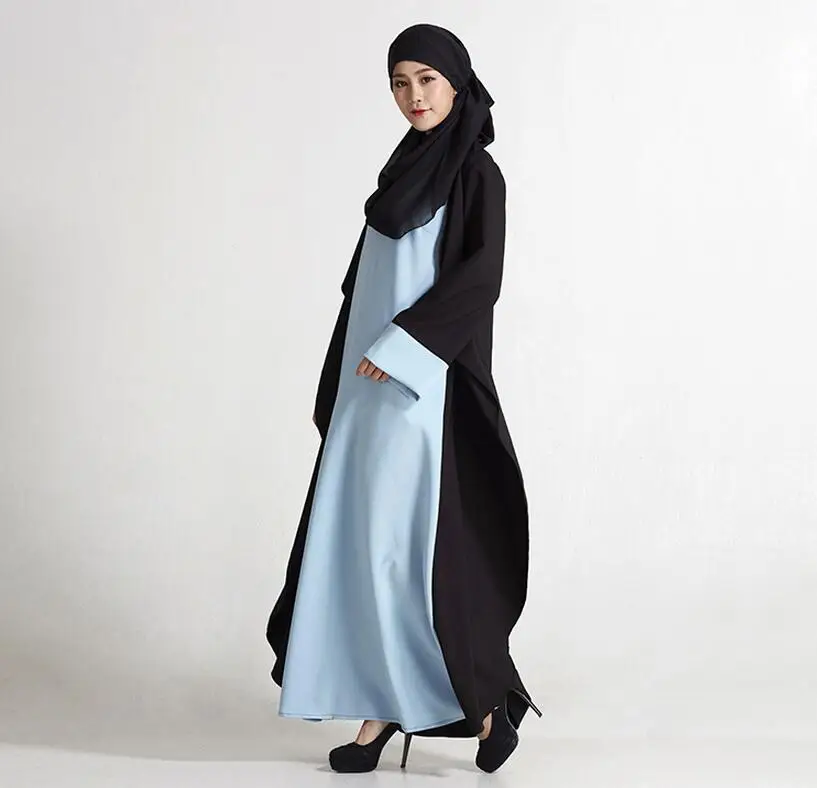 2018 Новое взрослое поддельное мусульманское платье из двух частей исламские
