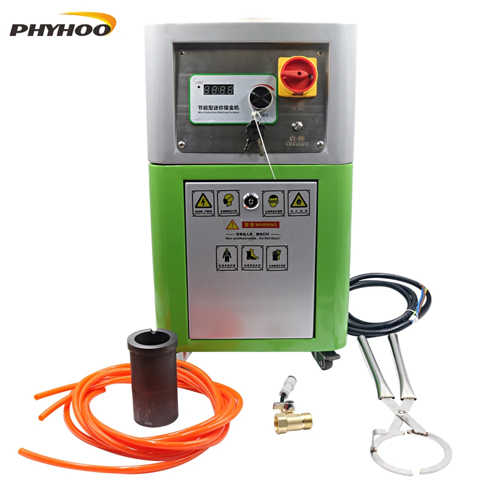 

Metal melting furnace Medium frequency melting furnace Gold, silver and copper small experimental melting machine Iron and steel