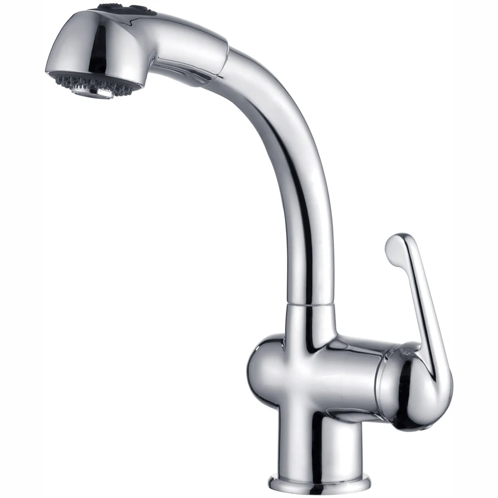 

X8238K1-роскошный хромированный латунный материал, съемный выдвижной кран для раковины