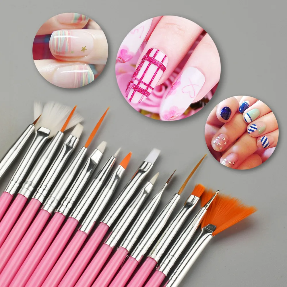 Набор ногтей Nail Книги по искусству Инструменты Кисти Рисования Краски заточенный карандаш гель пилочка для ногтей окраска Кубок ногтей Краски ing кисти дропшиппинг Горячий