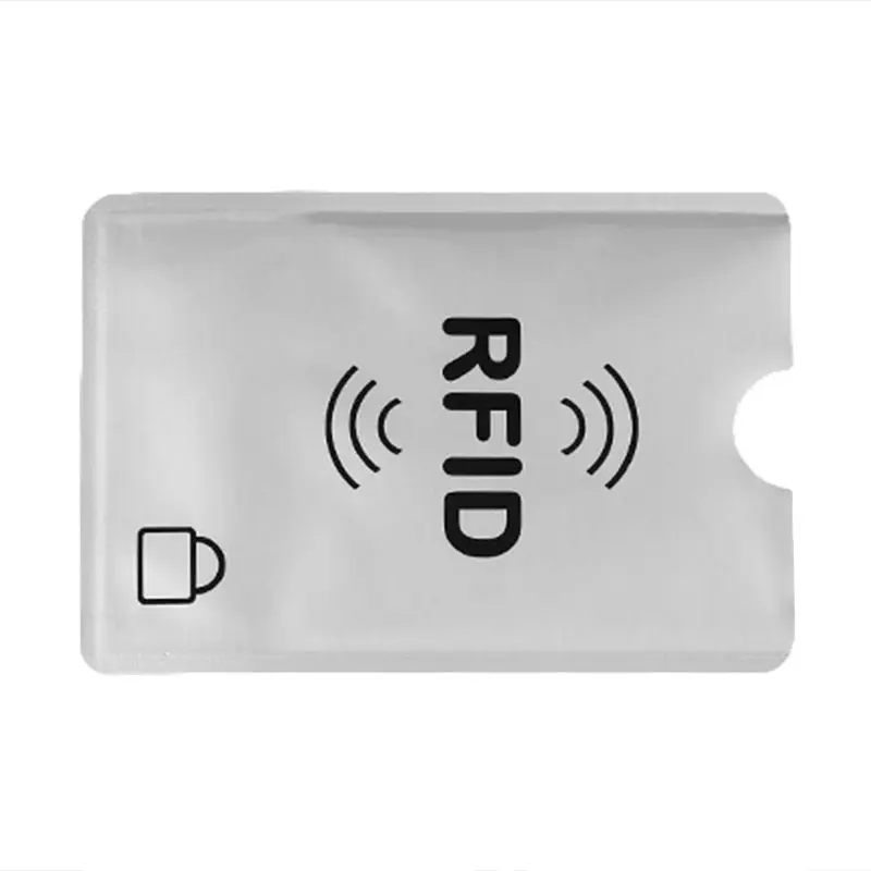RFID Блокировка ридер замок банк Кредитная карта протектор экранирование сумка рукав держатель для защиты от кражи безопасный пакет