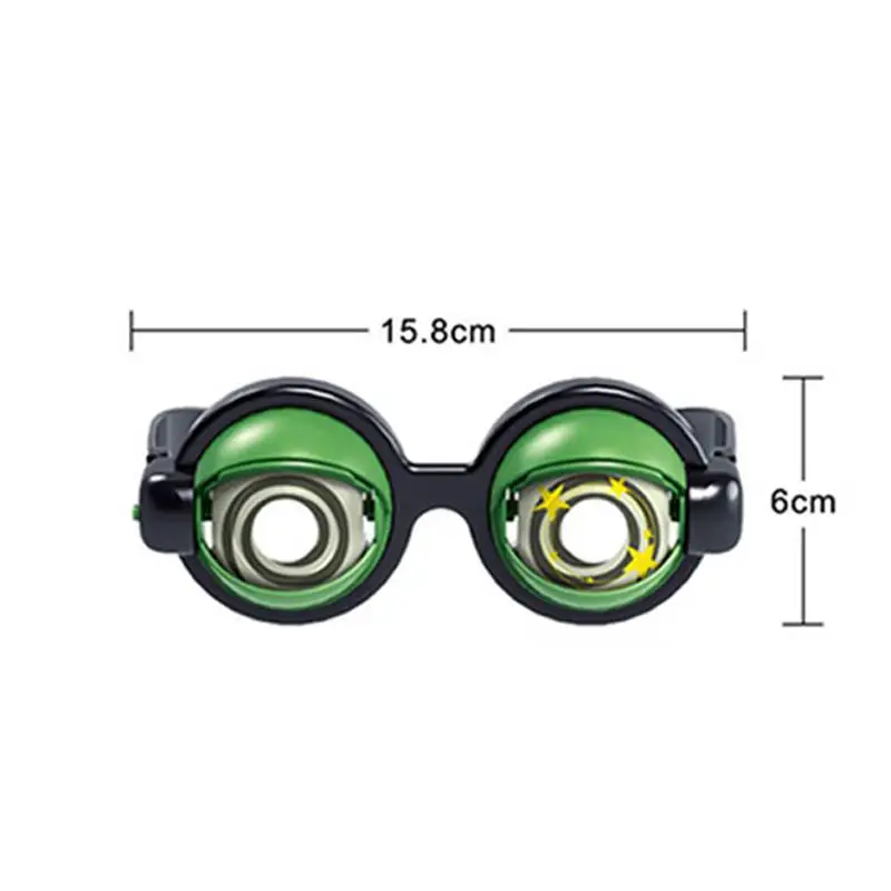 1 шт. Crazy Eyes забавные детские игрушки креативные забавные игрушки для мальчиков и девочек пластиковые очки - Цвет: Green