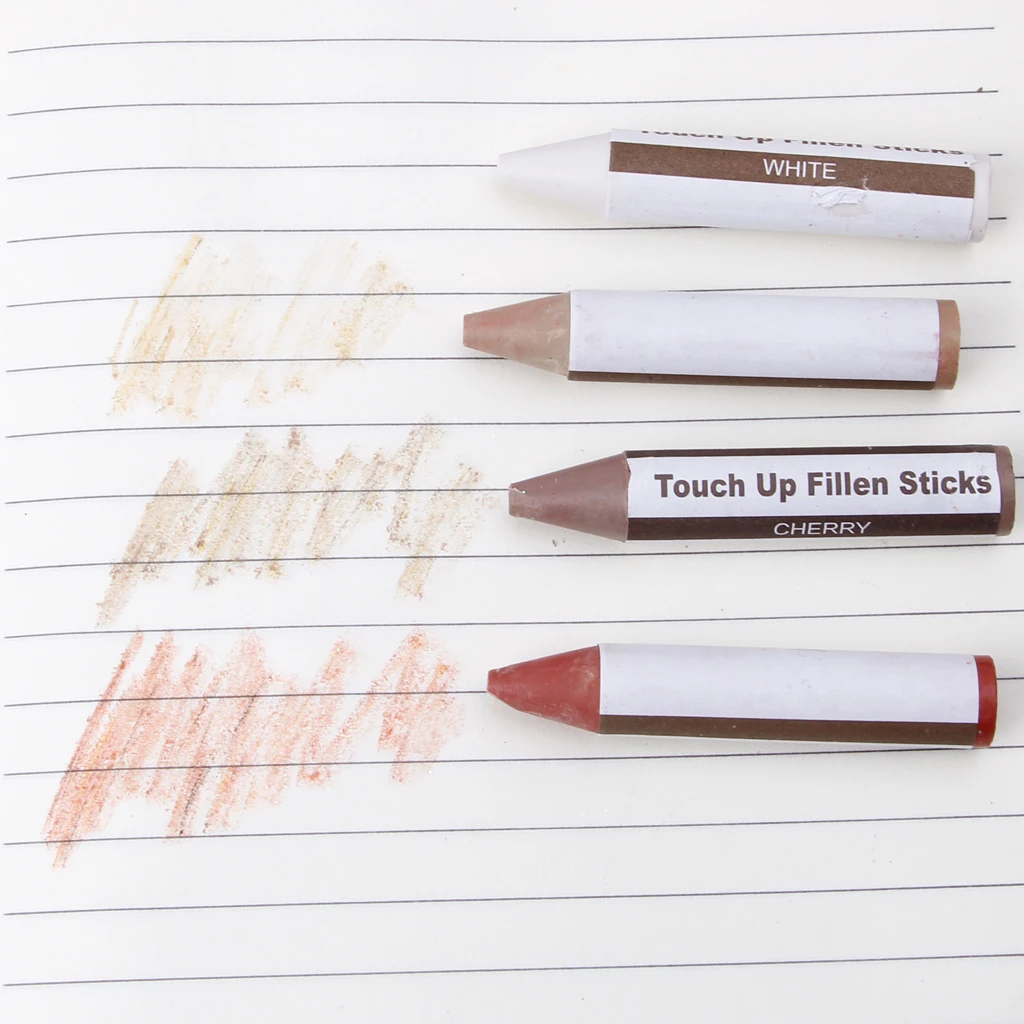 

17Pcs Furniture Touch Up Kit Markers & Filler Sticks Wood Scratches Restore Kit