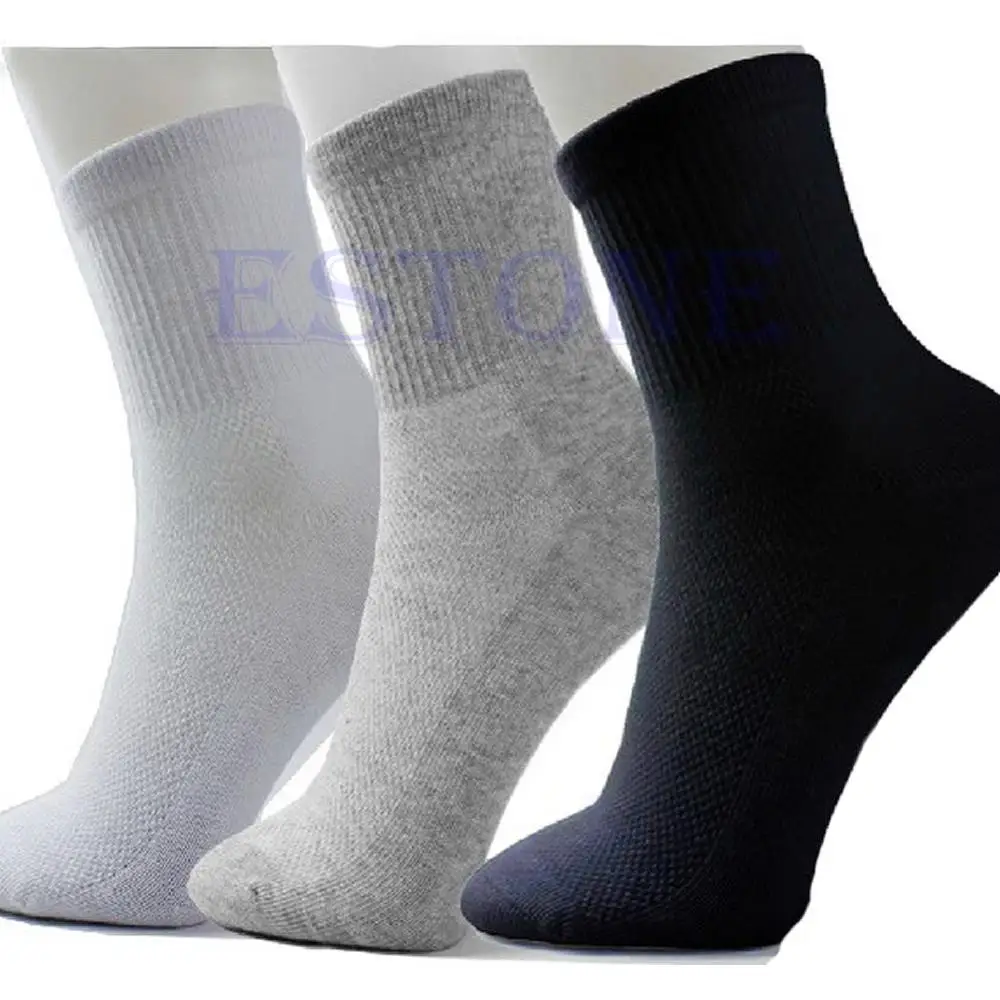 

10 Pairs Men Women Cosy Soft Cotton Blend Sport Ankle Elastic Casual Sock