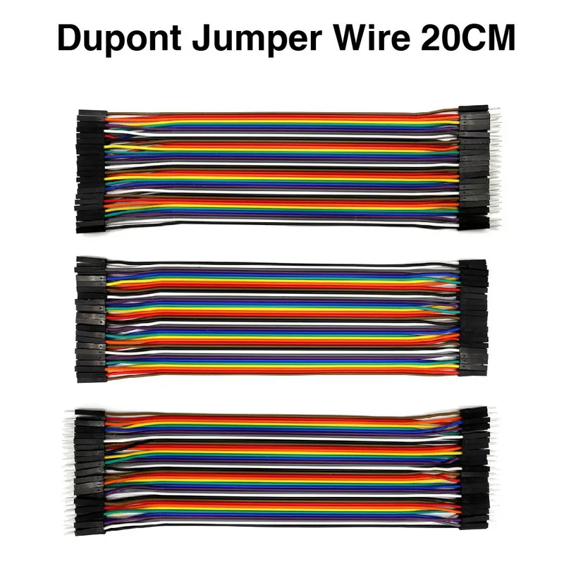 120 шт. Dupont линия 20 см штекер + гнездо и перемычка Кабель 2 54 мм для RC сервопривода